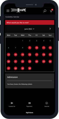Escape Room Ticketing