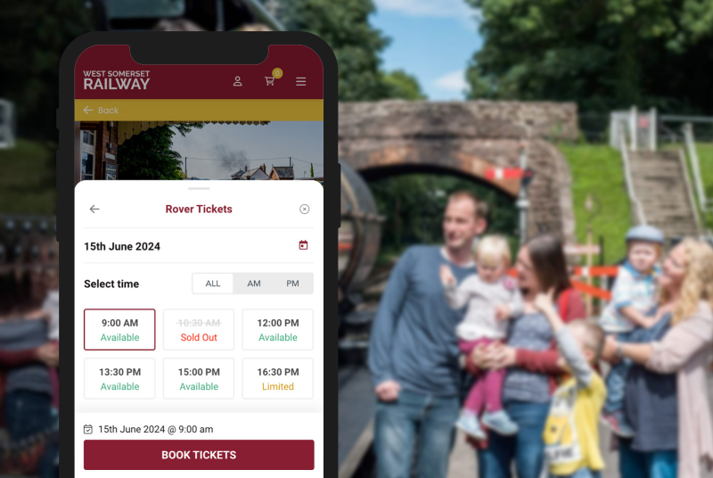 Web design with ticketing in mind